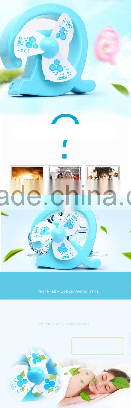 Portable USB chargeable Baby Mini Stroller Fan Cute Crib Cooling Fans No#8803