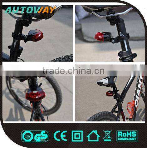 5 Red LEDs High Brightness Bicycle Tail Light