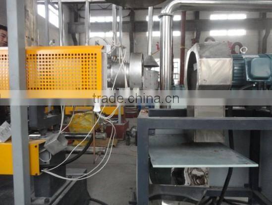 wpc pe pellet making machine wood plastic pellet production line