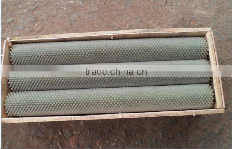 nylon brush type stainless steel automatic potato decorticator