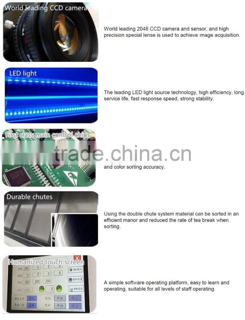 Optoelectronic Color sorter machine use for sorting salt and white surger