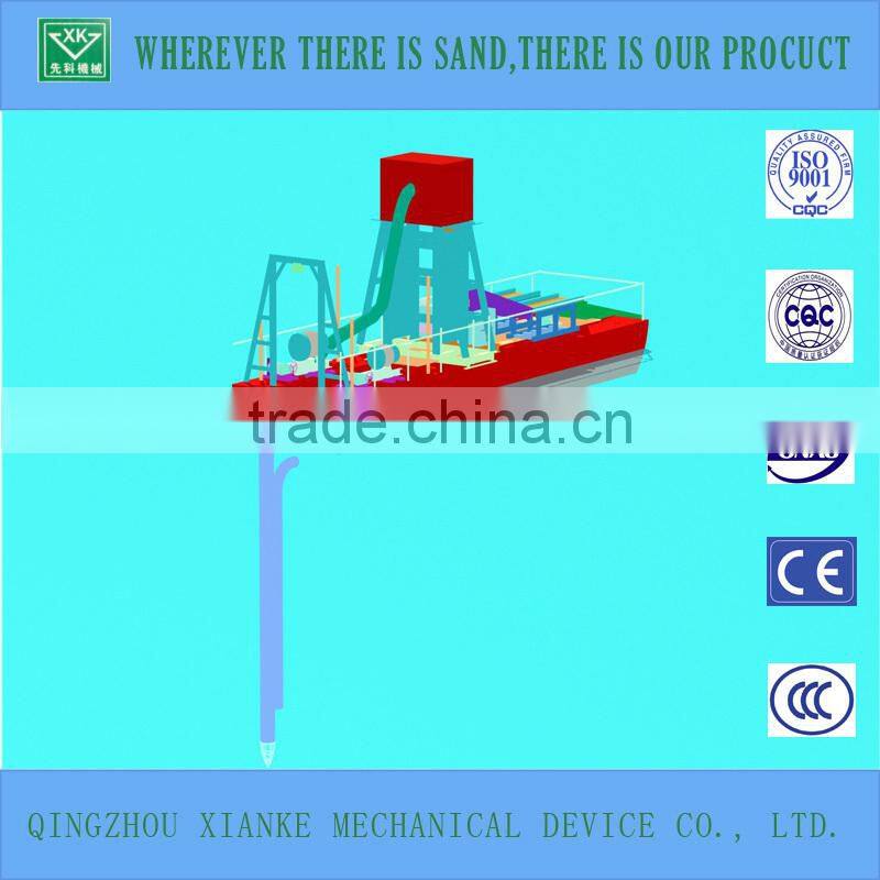 High Efficiency Bucket Chain Sand Dredger for Gold Mining