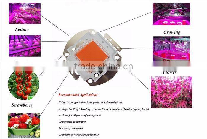 Aluminium cob led light heat sink cob grow light kit 100w cob led full spectrum