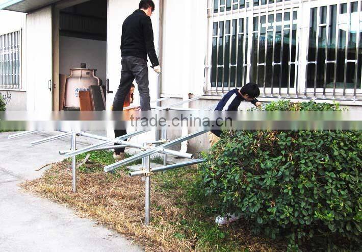 Good galvanized steel ground solar panel support structures