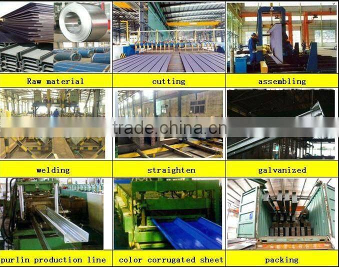 sandwich panel prefabricated steel structure warehouse