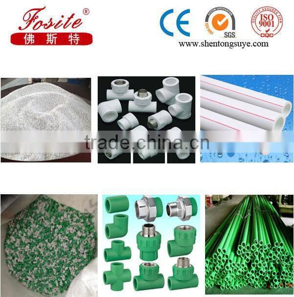 ISO 4427 ppr pipe and fittings for hot and cold water supply