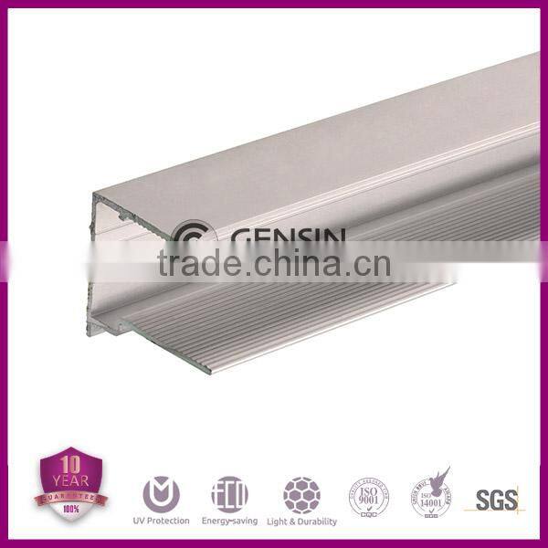 Aluminum U profile for polycarbonate sheet