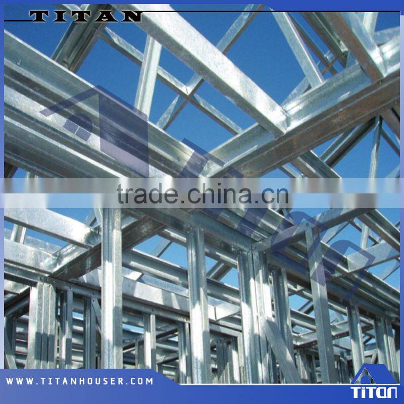 Galvanized Steel Frame for Flat Roof