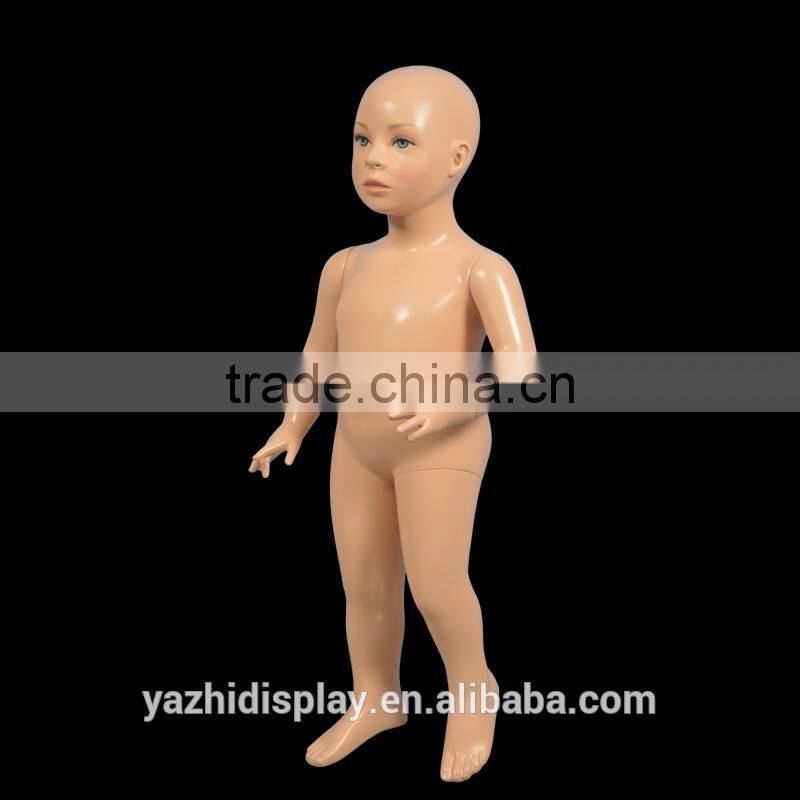 active full body 3-5 year old child mannequin,removeable head lifelike kid mannequin for display