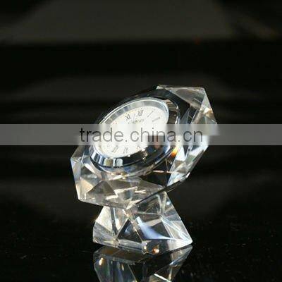 2016 elegant desktop crystal clock