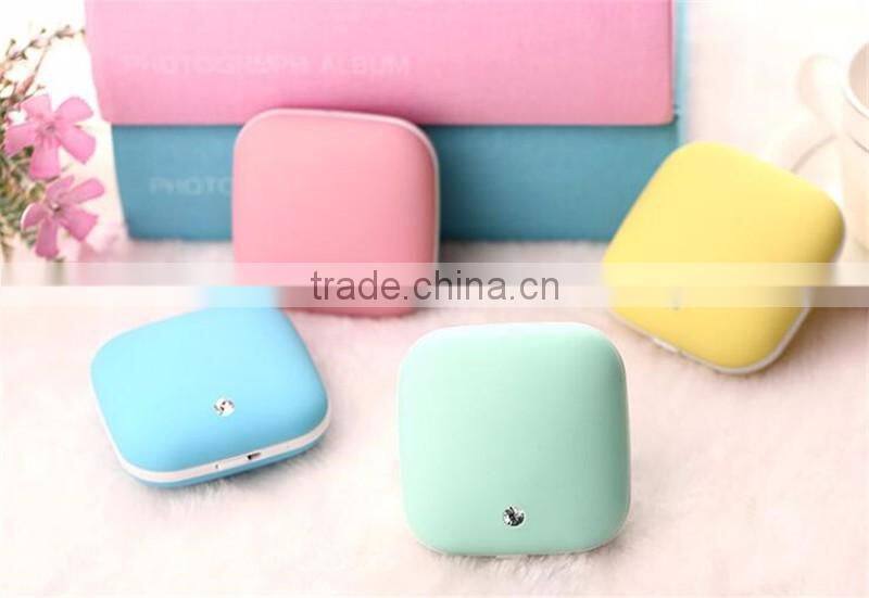 Creative carat USB charging mobile power Mini double sided fever Convenient hand warmer Multifunctional hand warmer