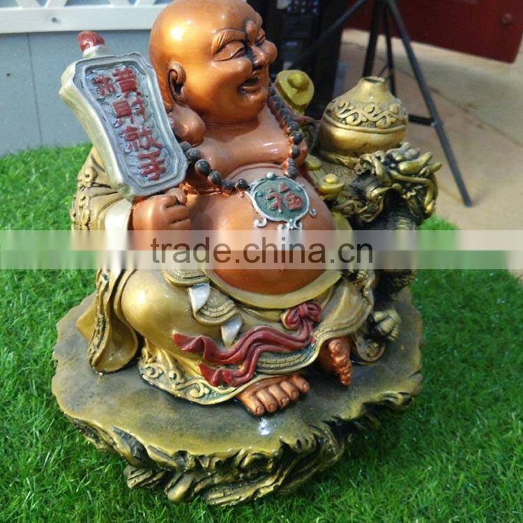 Popular fiberglass laughing amitabha buddha statues