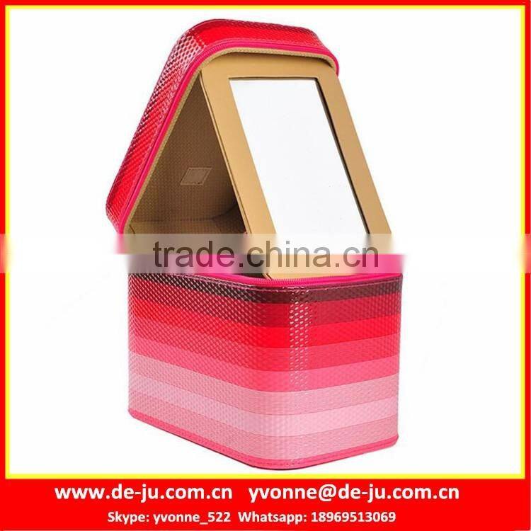 Red Mirror Sublimation Cosmetic Bag