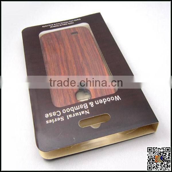 Wholesale custom made cardboard PVC cardboard window box phone case package