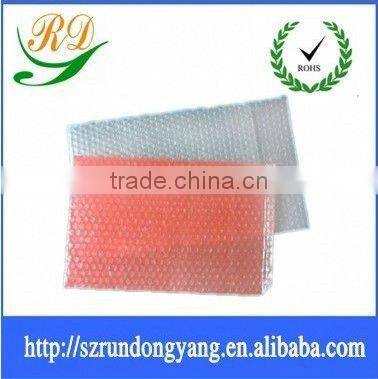 pink air bubble bag