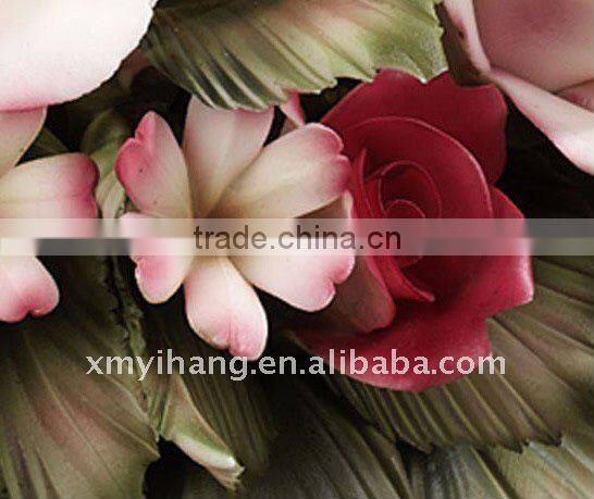 porcelain flower bouquet table centerpieces