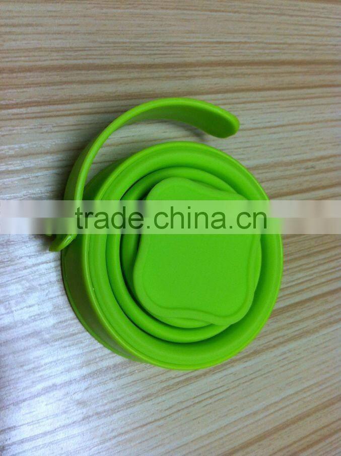 4 Colors Practical Promotional Portable Folding Silicone Water Cup OutDoor