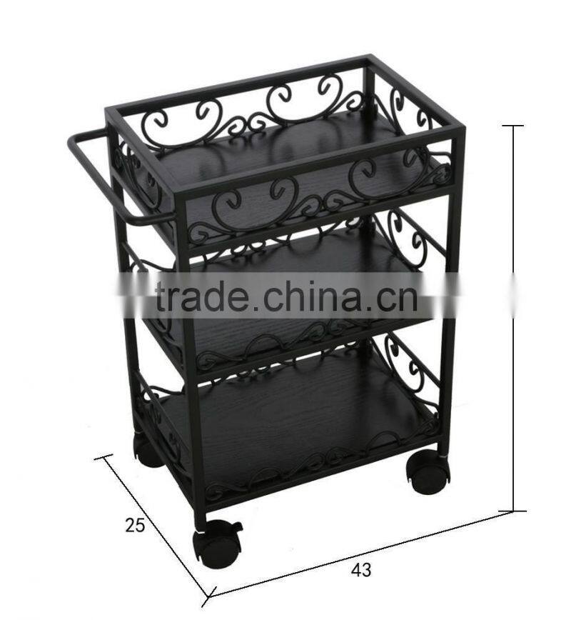 Portable manicure furniture cabinet with movable stool inside for Nail Salon TKN-2997