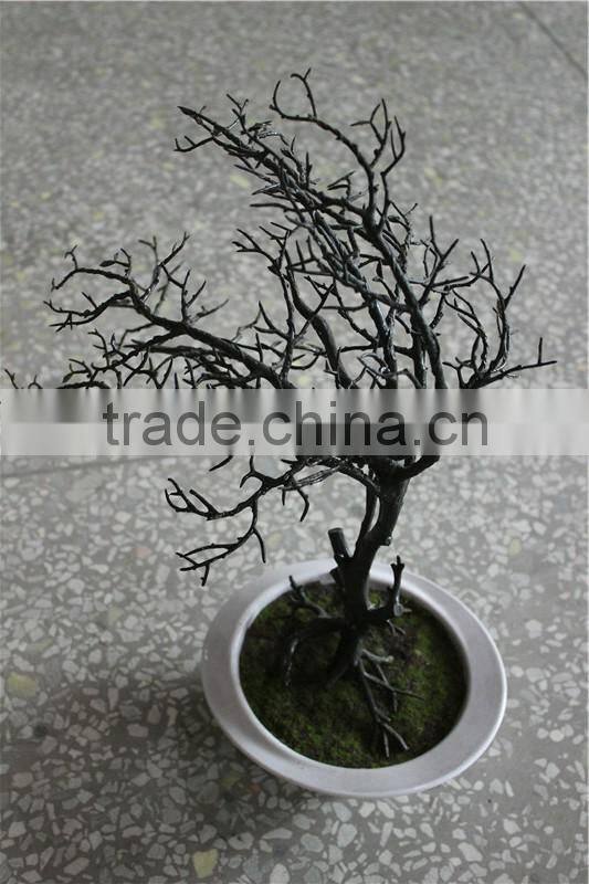 man made resin craft artificial led light bulb potted tree