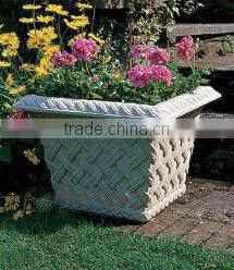 Hand Carved Granite Flower Pot