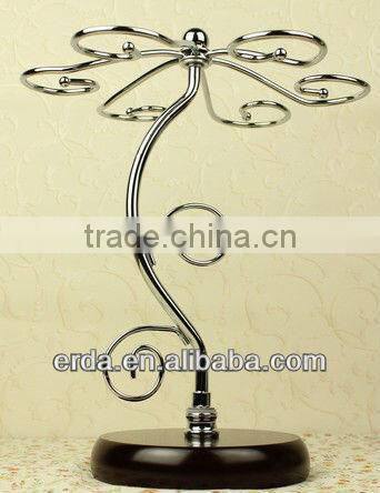 Hanging Wine Glass Stemware Drying Tree Rack