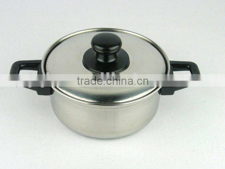 New Two compartments Cheapest stainless steel hot Pot