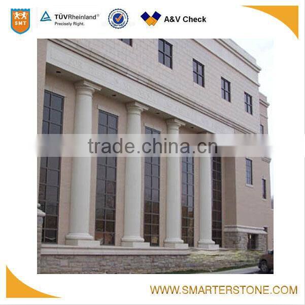 Hollow round granite column stone columns for sale