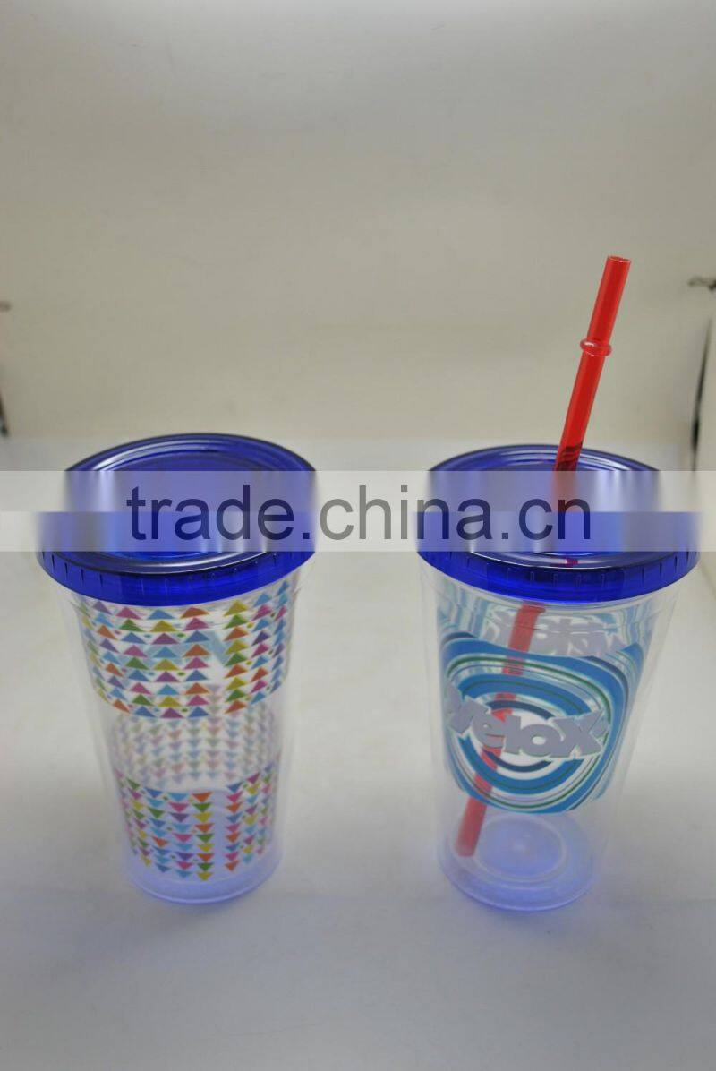 2017 trending products plastic tumbler with customized logo
