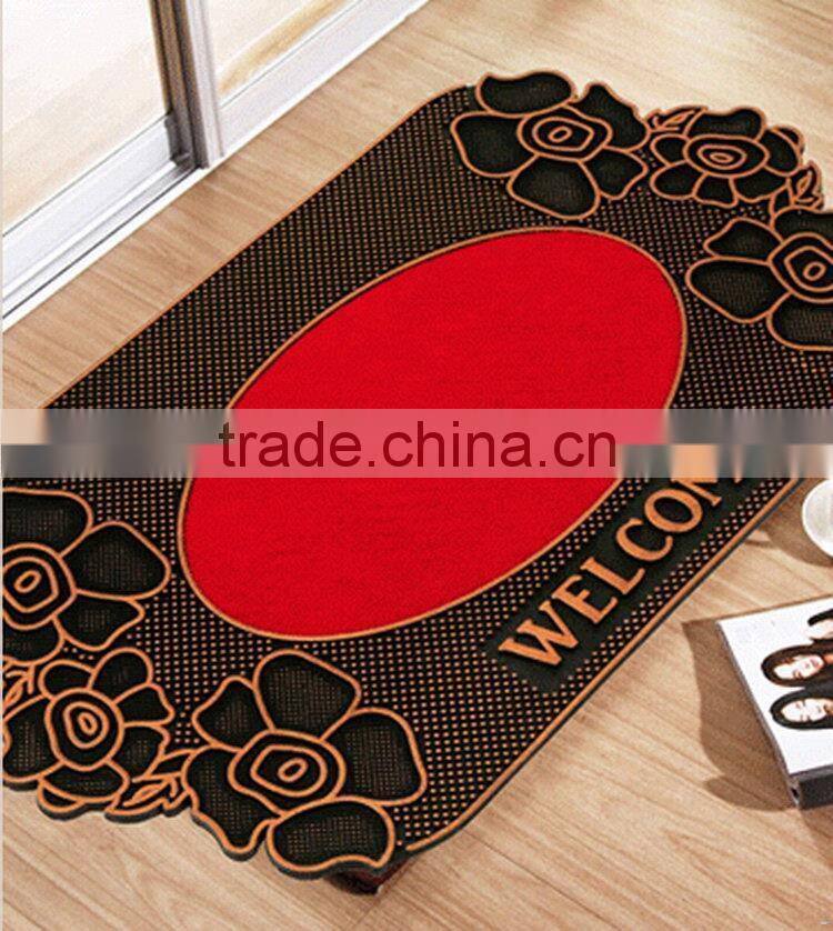 Yiwu low price washable number adhesives door mat