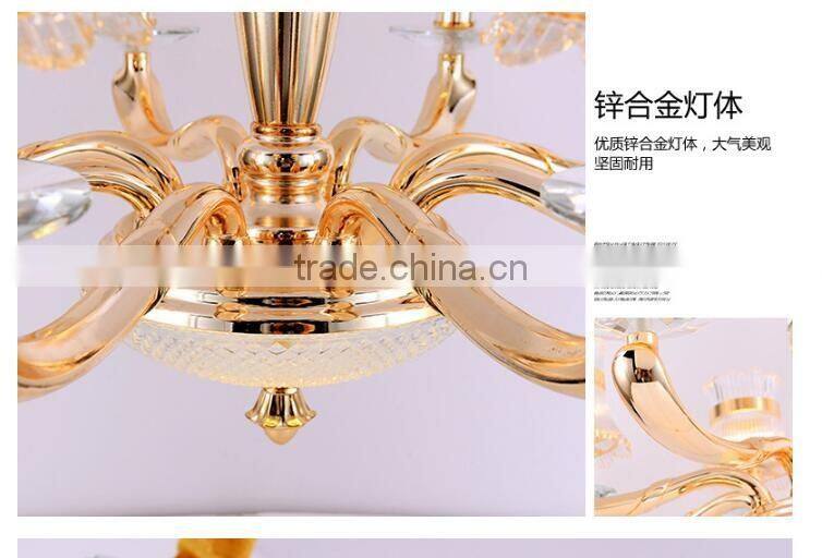 M989 Momoda decorations luxury European Crystal large living room bedroom lighting chandelier pendant lamp