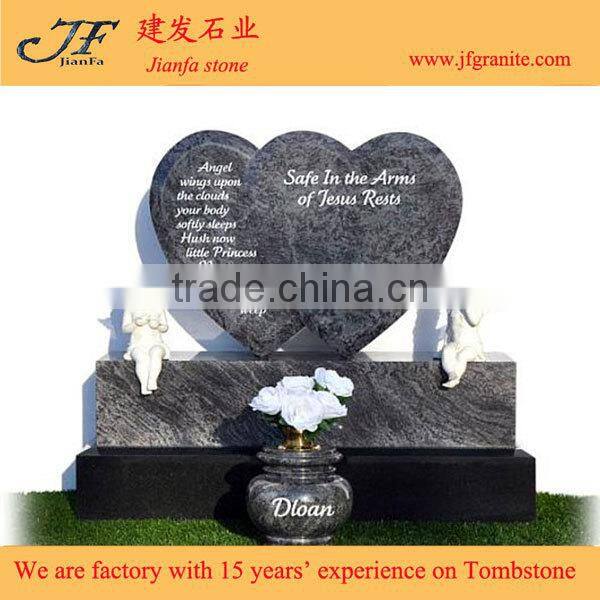 Lovely Teddy Bear Child Headstone For Babies