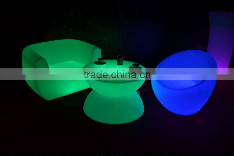 Hot Sales modern design plastic waterproof led light sofa