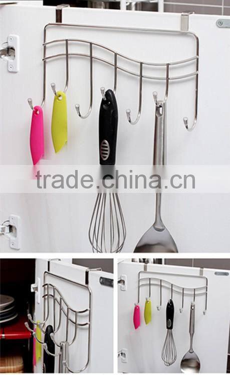 Hooks for clothes hanger stainless steel hanging hook for door cabinet storage