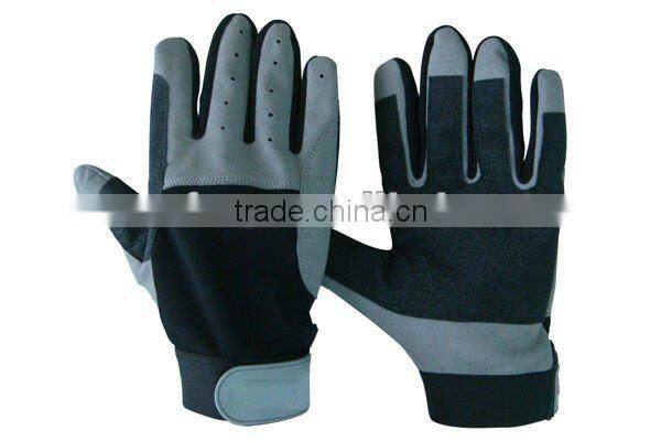 Safety Auto Leather Mechanic Work Glove