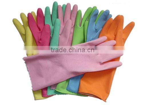 DDSAFETY 2016 Hot Sale Product Room Cleaning Colored Latex Glove