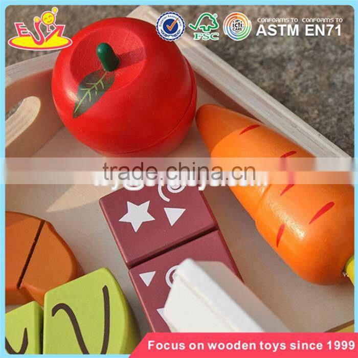 wholesale preschool food set toys wooden kids play food new design wooden kids play food W10B184
