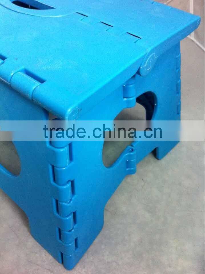 Multi-functional household blue folding step stool