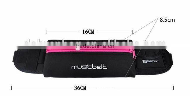 2015 Popular Neoprene Sports Running Waist Belt
