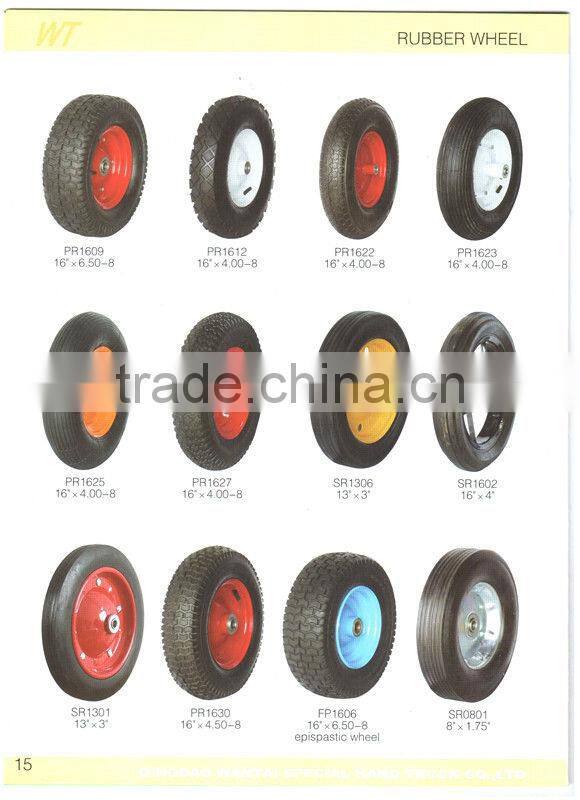 high quality wheelbarrow tyre inner tube 3.50-7