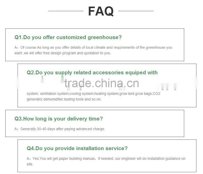 Single-span solar greenhouse for sale with good price and service