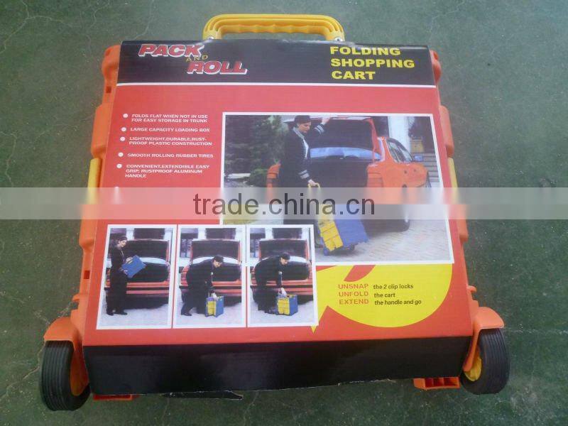 foldable plastic shopping cart