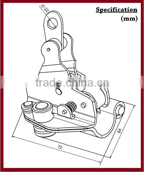 623-78 Safety Accessory ZINC PLATED ROPE GRAB