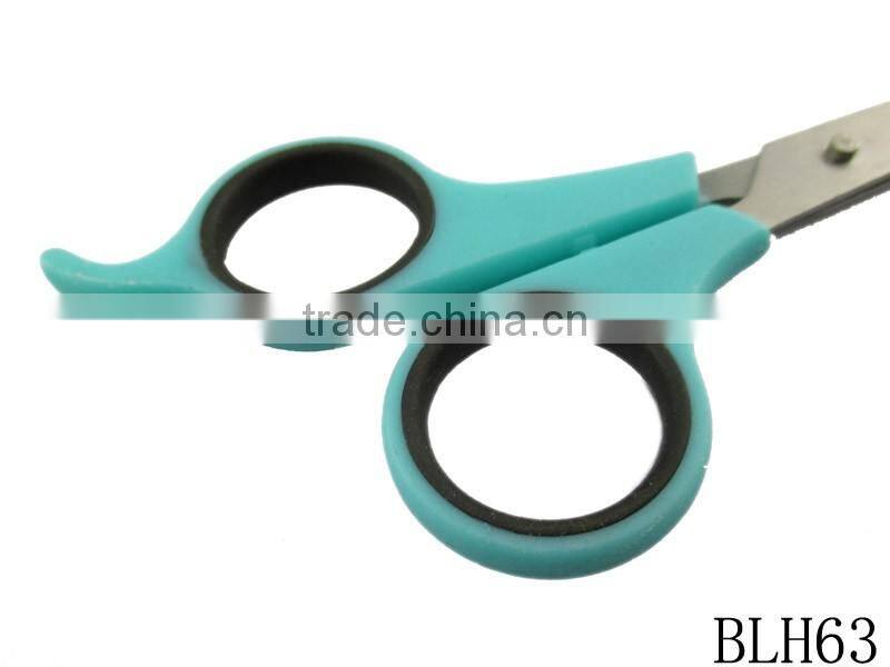 High quality rubber soft handle salad scissors