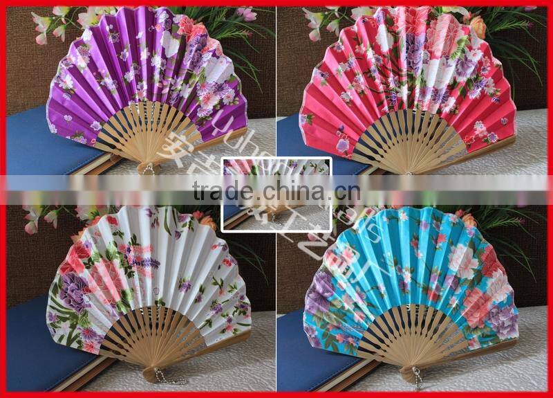 shell style Chinese ladies hand fan l
