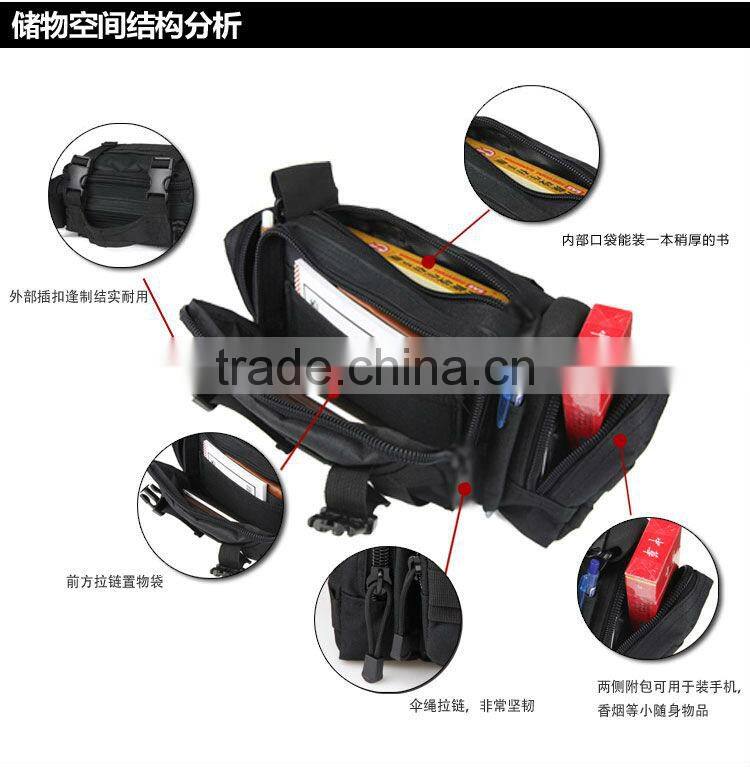 New 2013 outdoor magic black 3P men messenger bag military attack tactics cycling mountaineering sport fans bags