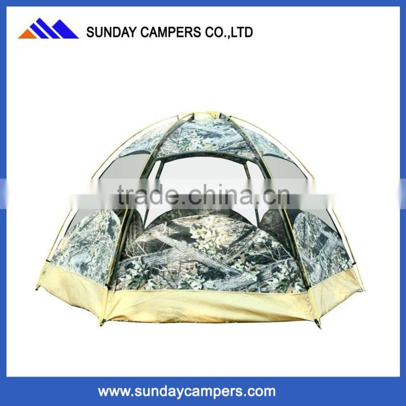 7.9mm fiberglass poles unique camping tent waterproof 6 person
