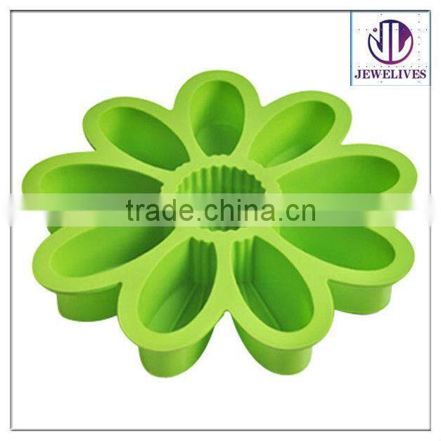 Manufacturer food grade fancy silicone flowerpot cake mould