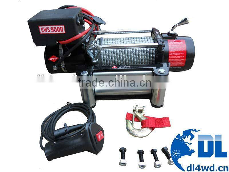 GZDL4WD car accessories 4wd vehicle recovery winch 12v electric winch