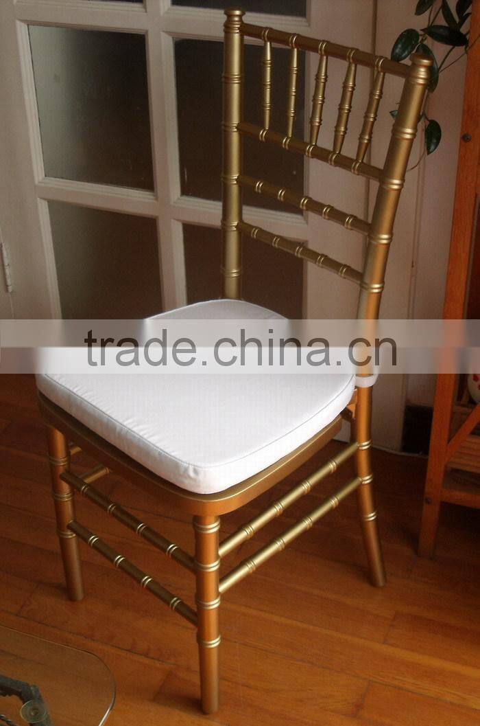 classic white soft cushion with zipper for tiffany chair,banquet chair