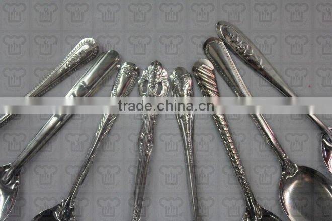 Cheap!!!! stainless steel dinnerware w/different designs